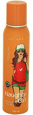 

Naughty Girl TOUH No Gas Deodorant for Women- 150ml Perfume Body Spray - For Women(150 ml)