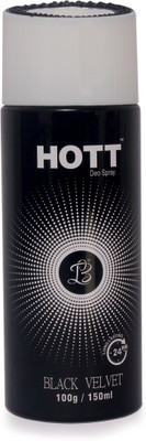 

HOTT BLACK VELVET Deodorant for Men- 150ml Body Spray - For Men(150 ml)