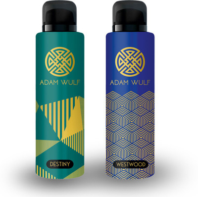

Adam Wulf DUAL PACK DEODORANT OFFER Destiny & Westwood 150 ml Deodorant Spray - For Men & Women(150 ml, Pack of 2)