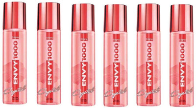 

ENVY Enigma Crystal Perfume Body Spray 135ML Each (Pack of 6) Deodorant Spray - For Women(810 ml, Pack of 6)