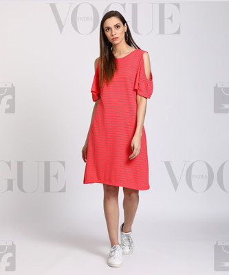 PROVOGUE Women Sheath Pink Dress