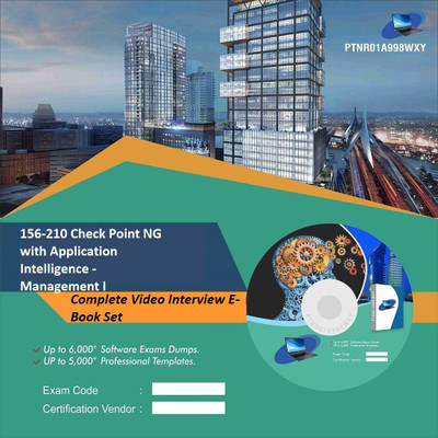 

PTNR01A998WXY 156-210 Check Point NG with Application Intelligence - Management I Complete Video Interview E-Book Set(DVD)