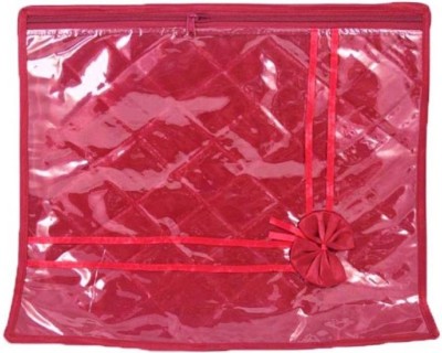 Little one High Quality Pack of 1 pcs Multipurpose Saree cover sari cover garments cover For keeping saree and blouse cover(Maroon)