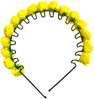 

MorningGlory Yellow Handmade Colorful Headbands for Girls Head Band(Yellow)