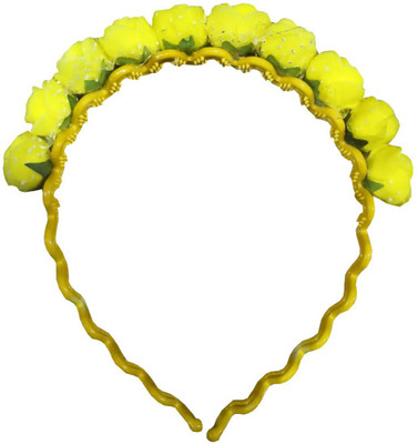 

MorningGlory Yellow Handmade Colorful Headbands for Girls Head Band(Yellow)