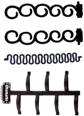 

S R Enterprises hair accessories tool (pack of 4pcs) Hair Accessory Set(Black)