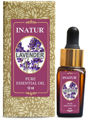 

Inatur Lavender Essential Oil 12 ml, 100% Pure, Reduce Hair Loss, & Mental Stress(12 ml)