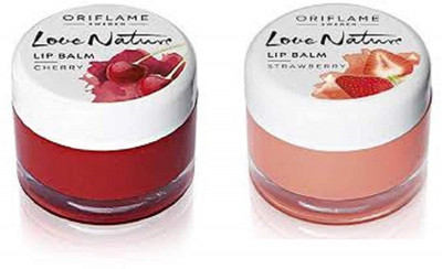 

Oriflame Love Nature Lip Balm (Cherry and Strawberry) Fruity(Pack of: 2, 50 g)