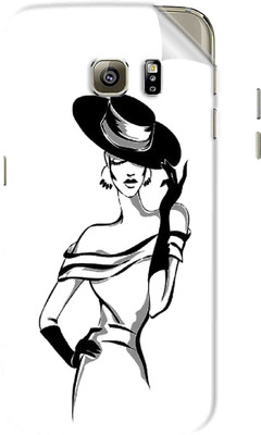 Snooky Samsung Galaxy S7 Edge Mobile Skin(White)