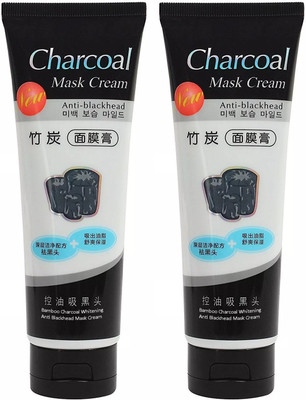 

Charcoal Whitening Anti Blackhead Mask Cream (130 ML) - Pack of 2(130 ml)