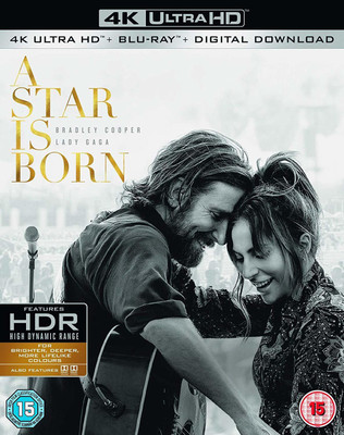 

A Star is Born (2018) (4K UHD + Blu-ray + Digital Download) (2-Disc Set) (Slipcase Packaging + Fully Packaged Import)(4K(UHD) Blu-ray English)
