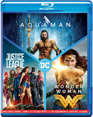 

DC 3 Movies Collection: Aquaman + Wonder Woman + Justice League (3-Disc Box Set) (Region Free)(Blu-ray English)