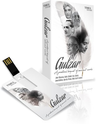 

Music Card GULZAR Pendrive Standard Edition(Hindi - Jagjit Singh, Gulzar, Abida Parveen, Shreya Ghoshal, , Alka Yagnik, Hariharan, Hamza Akram , Taimoor Akram Qawwal & others)