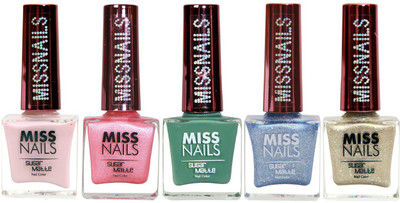 

MISS NAILS SUGAR MATTE COMBO SM03 Mutli(Pack of 5)