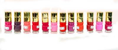 

J.N Beauty Nail Polish in Glossy of 12 pieces of different 12 colors Multicolor(Pack of 12)