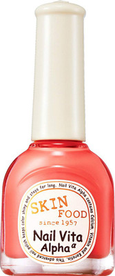 

Skinfood Nail Vita Alpha Nail Polish Nail Enamel Peach Colour korean Cosmetic Peach