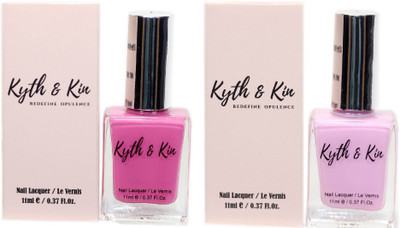 

Kyth & Kin Gel Effect Nail Lacquer Pink Combo-10 Sugar Candy, Drunk Tank Pink(Pack of 2)