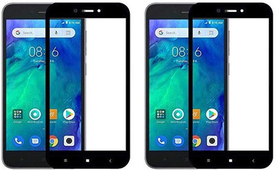 Bodoma Edge To Edge Tempered Glass for Mi Redmi Go(Pack of 2)