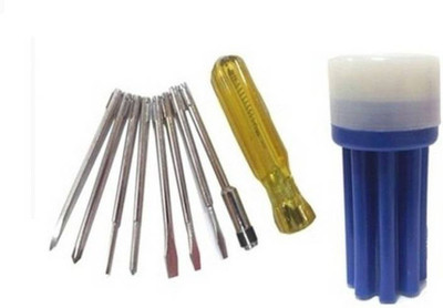 Tool Point ERN Screwdriver 8 In 1 Multi-Function Kit, Tool Kit Set with Box/Screwdriver Set with Box Combination Screwdriver Set(Pack of 1)