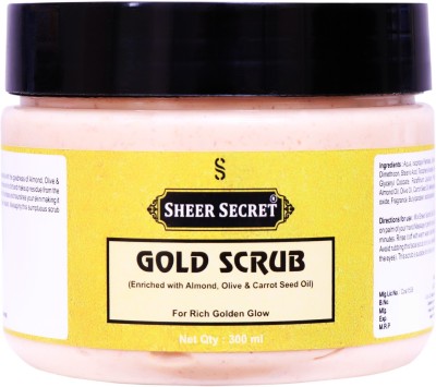 Sheer Secret Gold Scrub 300ml Scrub(300 ml)