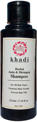 

Kumkum Khadi Herbal Amla & Bhringraj Shampoo(210 ml)