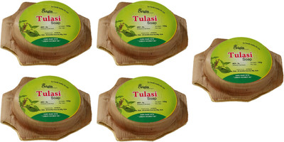 

The Origin Kerala Ayurvedic Herbal Body Soap Tulasi(750 g, Pack of 5)
