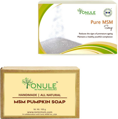 

Ionule Pure MSM Soap For Natural Beauty Pumpkin Soap Combo of 2(200 g, Pack of 2)