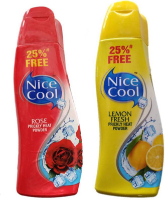 NICE COOL rose&lemon powder pack of 2(2 x 150 g)