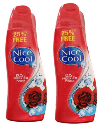 NICE COOL rose cool powder pack of 2(2 x 150 g)
