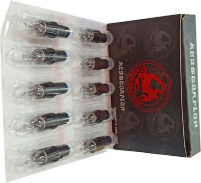 

Mumbai Tattoo RED SCORPION CARTRIDGE 5RS PK OF 10PCS Disposable Stack Liner Tattoo Needles(Pack of 10)