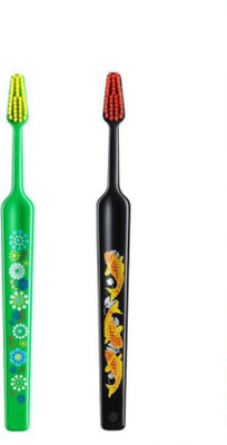 

TePe Graphic Toothbrush For Children Pack of 2 Extra Soft Toothbrush(Pack of 2)