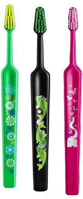 

TePe Graphic Toothbrush For Children Pack of 3 Extra Soft Toothbrush(Pack of 3)