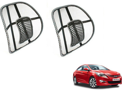 MOCKHE Nylon Seating Pad For  Hyundai Verna(Front Seat, Back Seat Black)