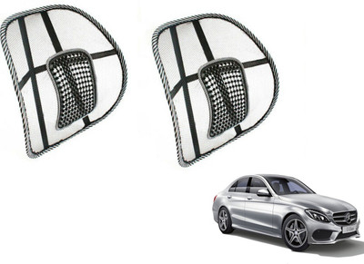 MOCKHE Nylon Seating Pad For  Mercedes Benz C-Class(Front Seat, Back Seat Black)