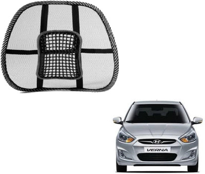 MOCKHE Nylon Seating Pad For  Hyundai Verna(Front Seat, Back Seat Black)