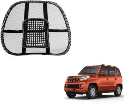 MOCKHE Nylon Seating Pad For  Mahindra TUV-300(Front Seat, Back Seat Black)