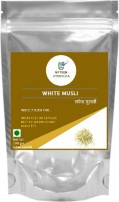 nxtgen ayurveda White/ Safed Musli Powder Pure - 100 gms(100 g)