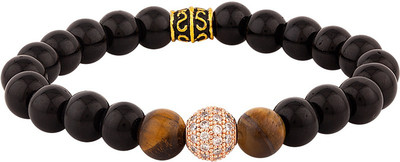 Voylla Brass Cubic Zirconia Gold-plated Bracelet