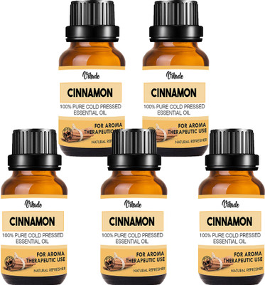 

VIHADO Cinnamon leaf (Dalchini) Oil 100% Pure Natural & For Hair & Skin Care, Face, Acne (20 ml) (Pack of 5)(20 ml)