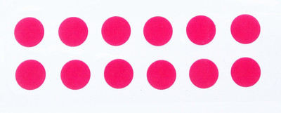 

SJ COLLECTION Large Red 12 Size ( H 1.5 x w 1.5 ) Forehead Red Bindis(Fancy Design Bindi)