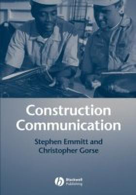 Construction Communication(English, Paperback, Emmitt Stephen)