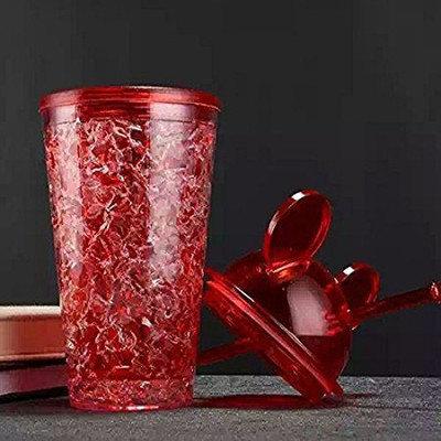 Continental 450 ml Plastic Sipper(Pack of 1, Red)