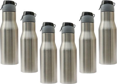 STYLE HOMEZ 750 ml Steel Sipper(Pack of 6, Silver)