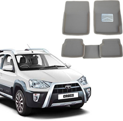 Dapidx Plastic 3D Mat For  Toyota Etios Liva(Beige)