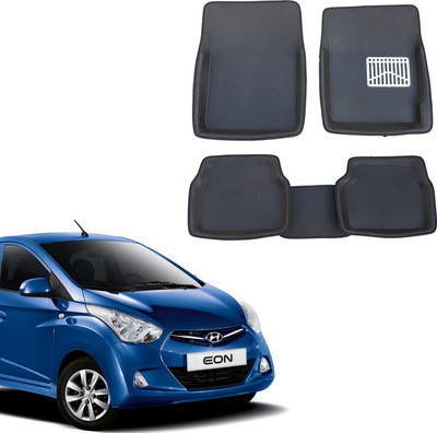 Dapidx Plastic 3D Mat For  Hyundai Eon(Black)
