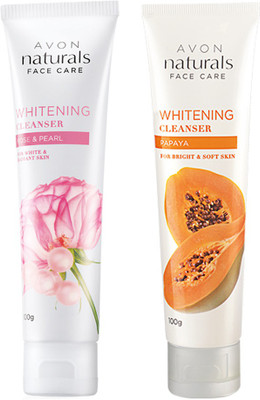 

Avon Naturals Cleanser Combo (rose-pearl & papaya)(200 g)