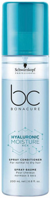 

Schwarzkopf Hyaluronic Moisture Kick Spray Conditioner(200 ml)