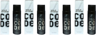 Wild Stone PLATINUM ( PACK OF 4) Perfume Body Spray - For Men(120 ml, Pack of 4)