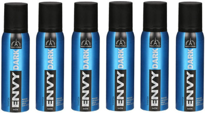

ENVY Dark Perfume Deodorant Spray 120ML Each (Pack of 6) Deodorant Spray - For Men(720 ml, Pack of 6)