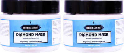 Sheer Secret Diamond Mask 300ml (Pack of 2)(600 ml)